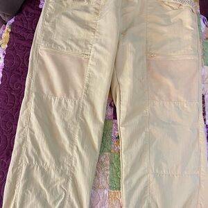 Supreme Yellow and Black Track Pants Joggers
